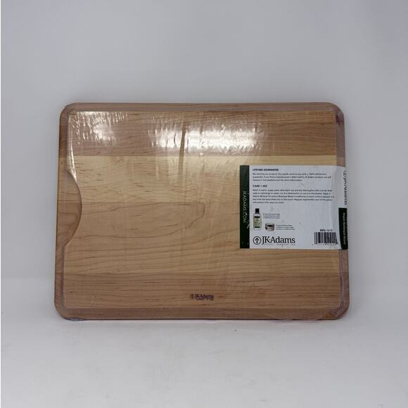 J K Adam’s Cutting Board - Charcuterie - BBQ Cutting & Carving -Maple-Brand New - Picture 2 of 5
